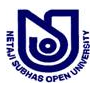 Netaji Shubhash Open University - NSOU, Kolkata